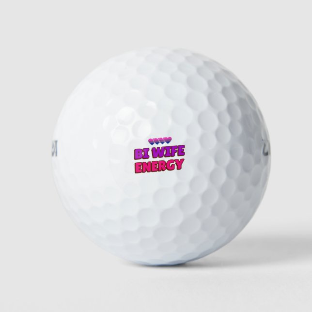 Bi Ehefrau Energy Golfball (Vorderseite)