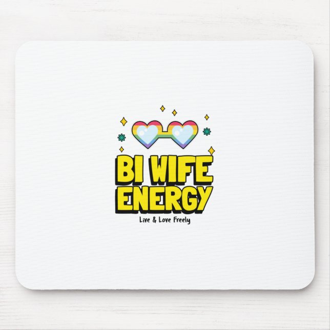 Bi Ehefrau Energy Mousepad (Vorne)