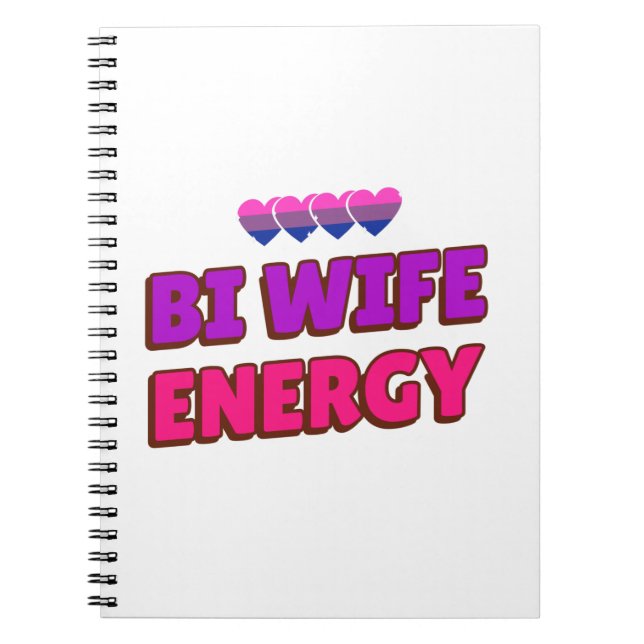 Bi Ehefrau Energy Notizblock (Vorderseite)