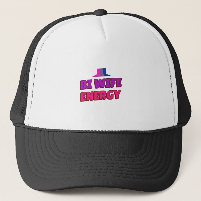 Bi Ehefrau Energy Truckerkappe (Vorderseite)