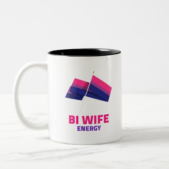 Bi Ehefrau Energy Zweifarbige Tasse (Links)