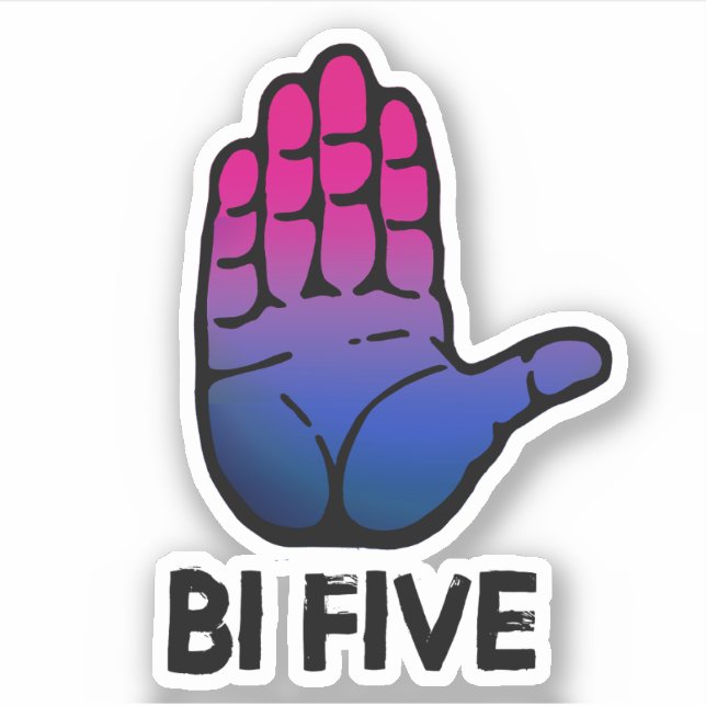 Bi Five High FI Aufkleber (Vorderseite)