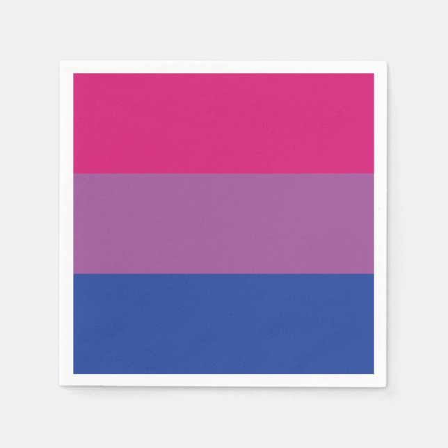 Bi Flag Serviette (Vorderseite)