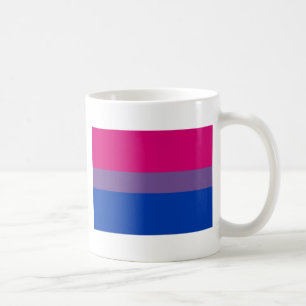 Bi-Flagge fliegt für bisexuellen Stolz Kaffeetasse