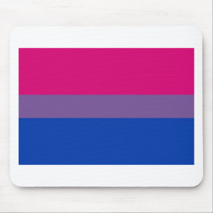 Bi-Flagge fliegt für bisexuellen Stolz Mousepad
