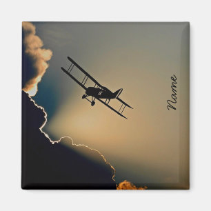Bi-Flugzeug-Himmel Magnet