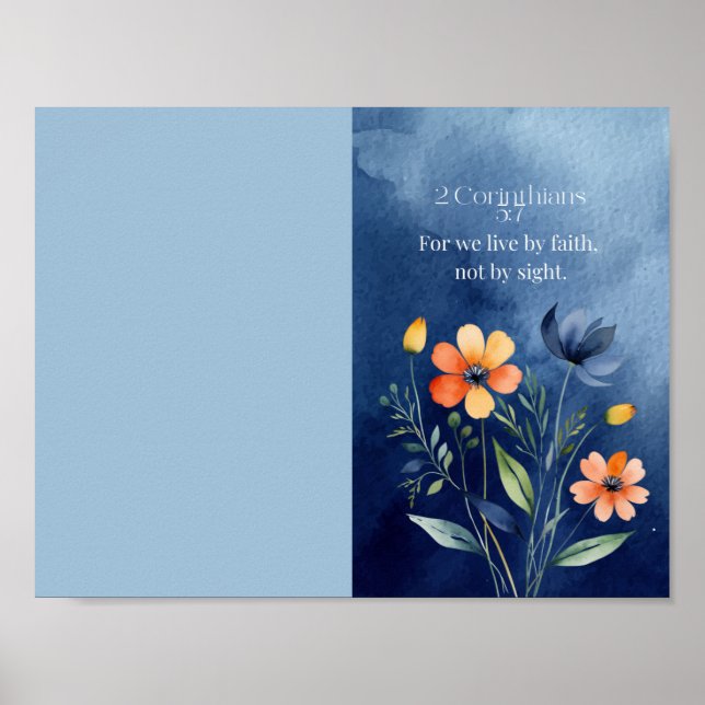 Bi-fold Cover Only Church Bulletin herunterladen Poster (Vorne)