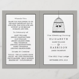 Bi-fold-Programm für Vintages Herzgeburtsherz