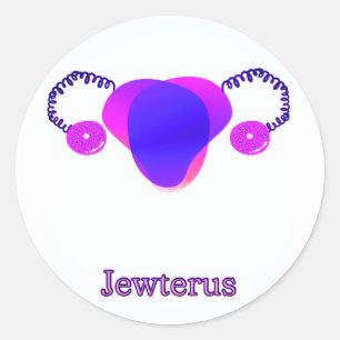 Bi Jewterus Vivid Runder Aufkleber
