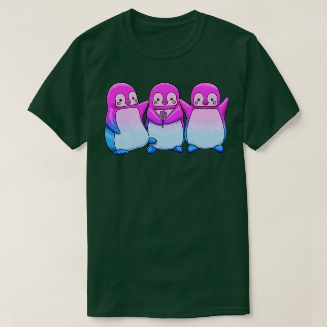 Bi Penguins T-Shirt (Design vorne)