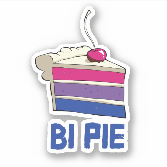 Bi Pie Aufkleber (Vorderseite)