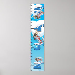 Bi-Plane Wachstumsdiagramm Poster