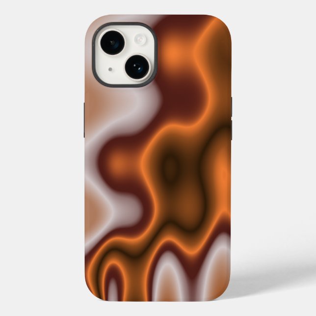 Bi Polar Molten Kupfer Case-Mate iPhone Hülle (Rückseite)