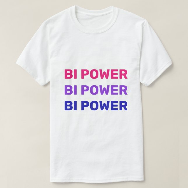 Bi Power T-Shirt (Design vorne)