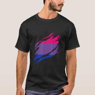 Bi Pride Bisexualit Bi Vintage Bisexual Flag BIsex T-Shirt