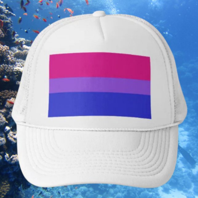 Bi Pride Bold Hat Truckerkappe (Von Creator hochgeladen)