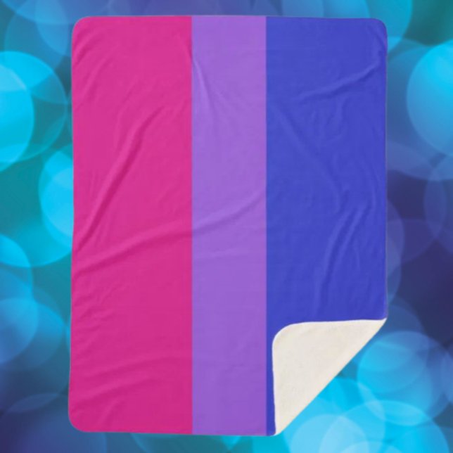 Bi Pride Cozy Sherpadecke (Von Creator hochgeladen)