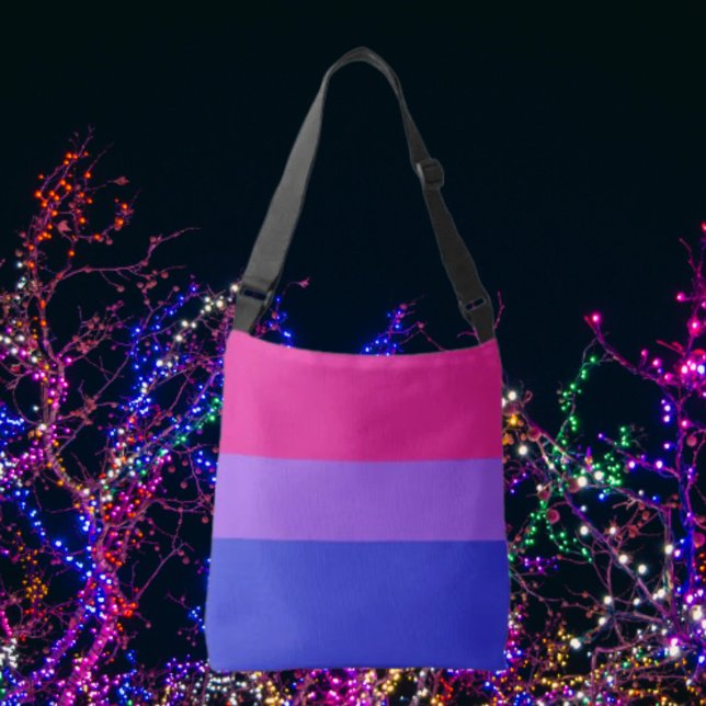 Bi-Pride-Cross-Body-Companion Tragetaschen Mit Langen Trägern (Von Creator hochgeladen)