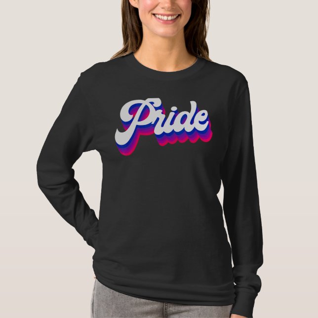 Bi-Pride-Flag T-Shirt (Vorderseite)
