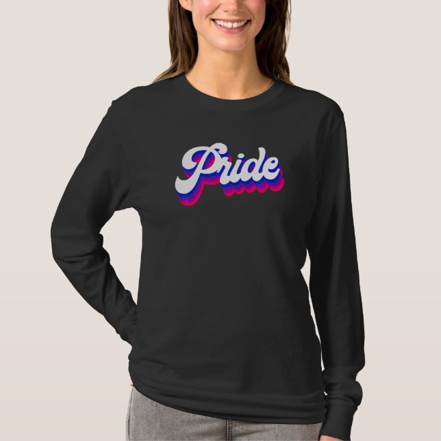 Bi-Pride-Flag T-Shirt (Vorderseite)