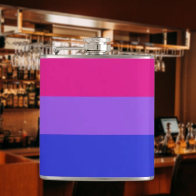 Bi Pride Flask of Identity Flachmann (Von Creator hochgeladen)