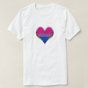 Bi Pride Heart T - Shirt
