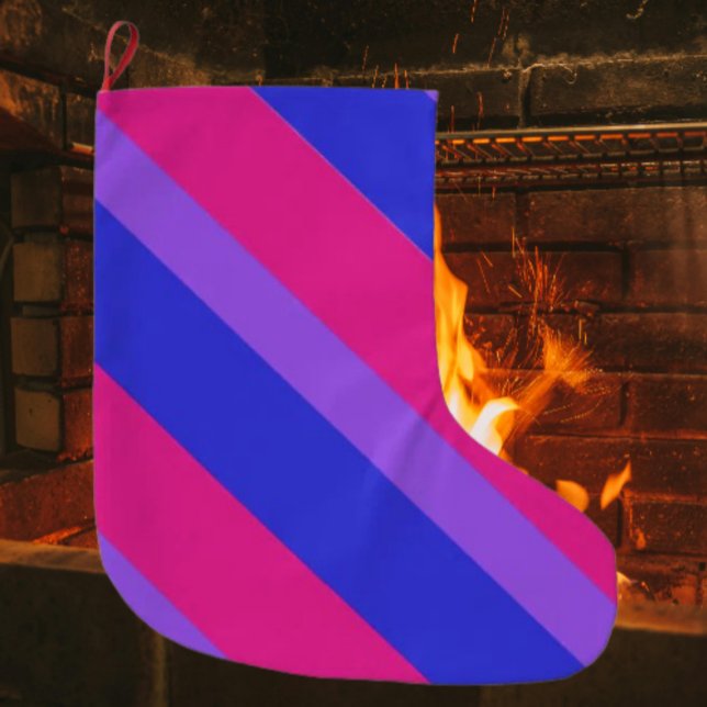 Bi Pride Holiday Großer Weihnachtsstrumpf (Von Creator hochgeladen)