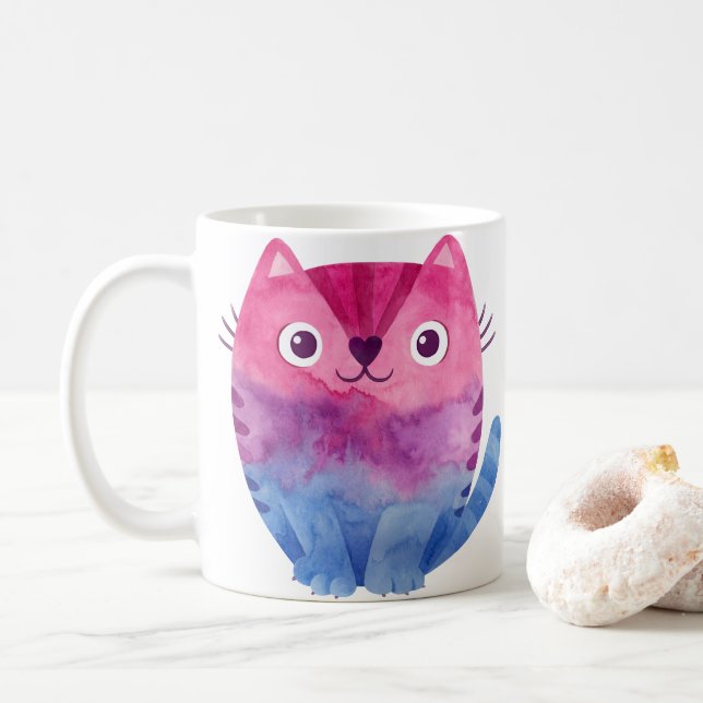 Bi Pride Kaffeetasse (Mit Donut)