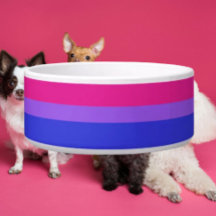 Bi Pride Pet Bowl