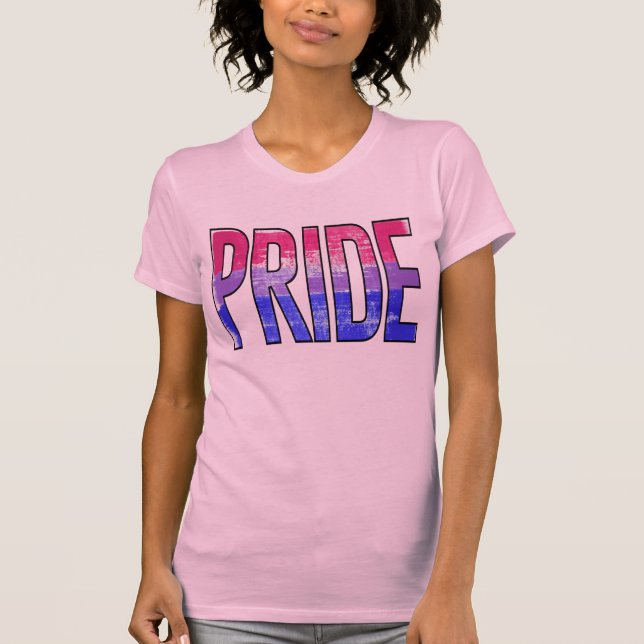 Bi Pride T - Shirt (Vorderseite)
