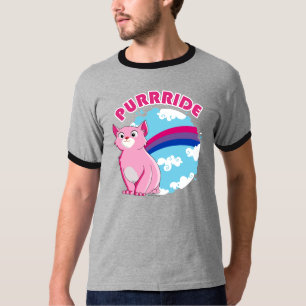 Bi Purrride Miezekatze - LGBT Entwurf - .png T-Shirt