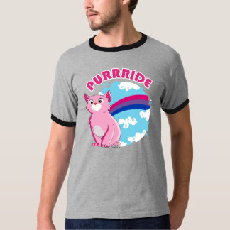 Bi Purrride Miezekatze - LGBT Entwurf - .png T-Shirt