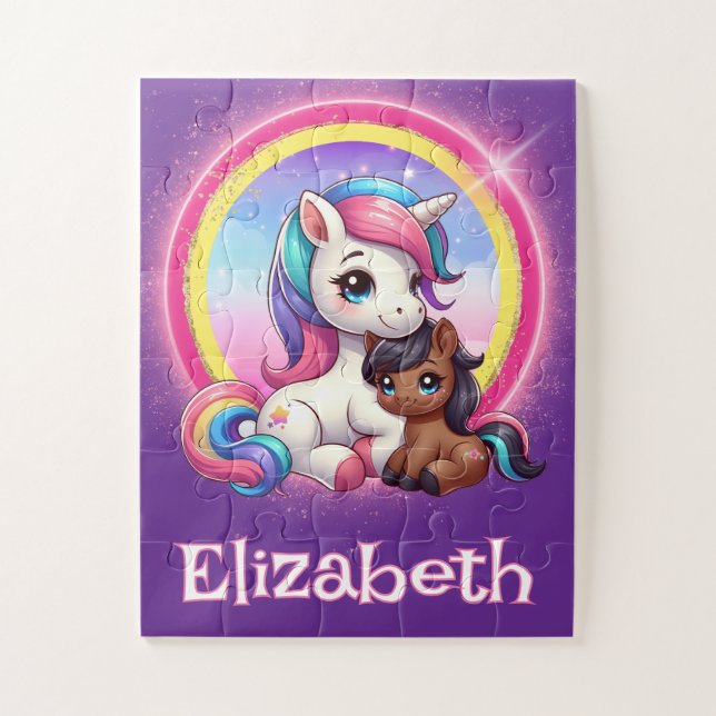 Bi-Racial Unicorn Puzzle (Vertikal)