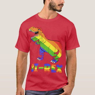 Bi-Rex Rainbow Dino, Pride Month lgbtq Premiu T-Shirt