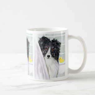 Bi schwarzes Sheltie Bad Kaffeetasse