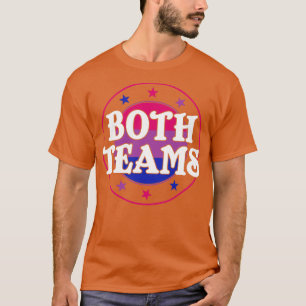 Bi Stolz Beide Teams Lustig Bisexuell LGBT T-Shirt