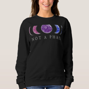 Bi-Stolz kein Phase-Bisexueller-Stolz-Moon Sweatshirt