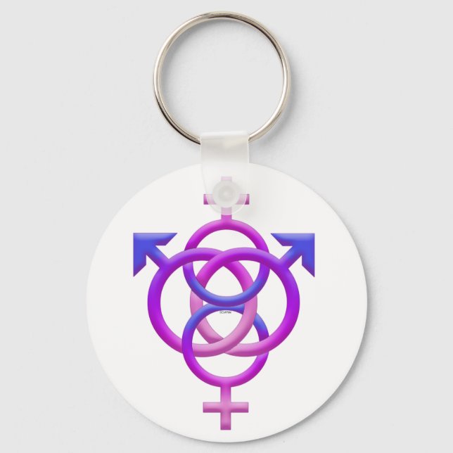 BI SWINGERS SYMBOL SCHLÜSSELANHÄNGER (Vorderseite)