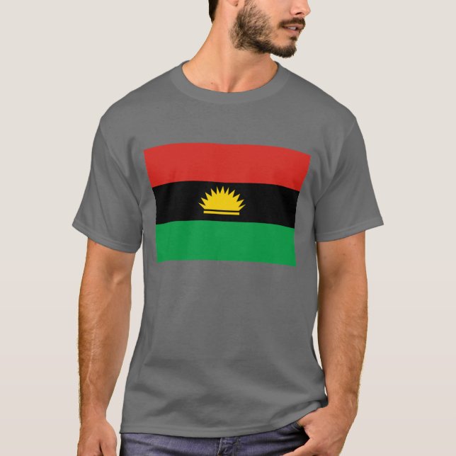Biafra Flagge (1967-1970) T-Shirt (Vorderseite)