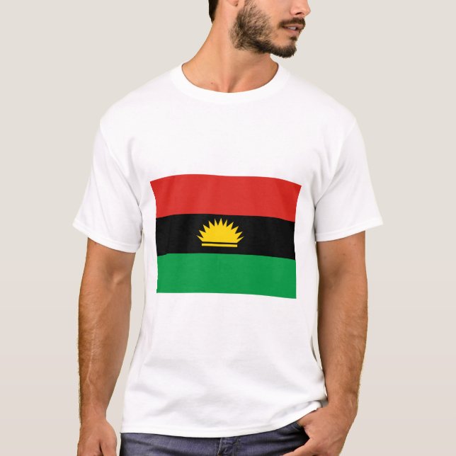 Biafra Flagge (1967-1970) T-Shirt (Vorderseite)