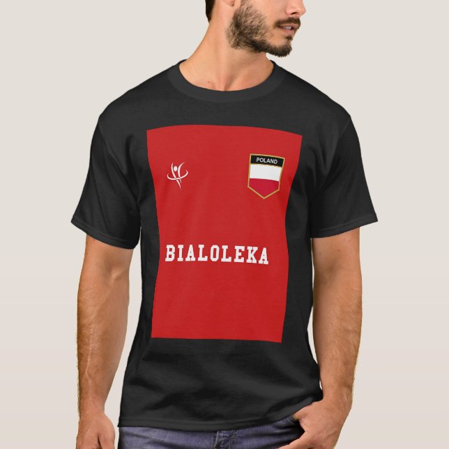 BIALOLEKA Poland Vintage Sports T-Shirt (Vorderseite)
