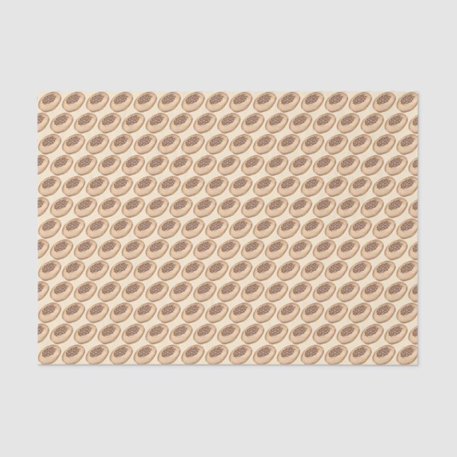 Bialy Jüdische Bäckereizwiebel Polen Polnisches Es Seidenpapier (Vorderseite)