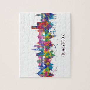 Białystok Poland Skyline Puzzle