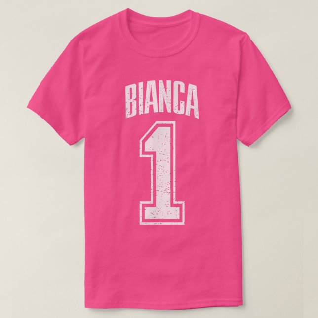 Bianca Fan Number 1  T-Shirt (Design vorne)