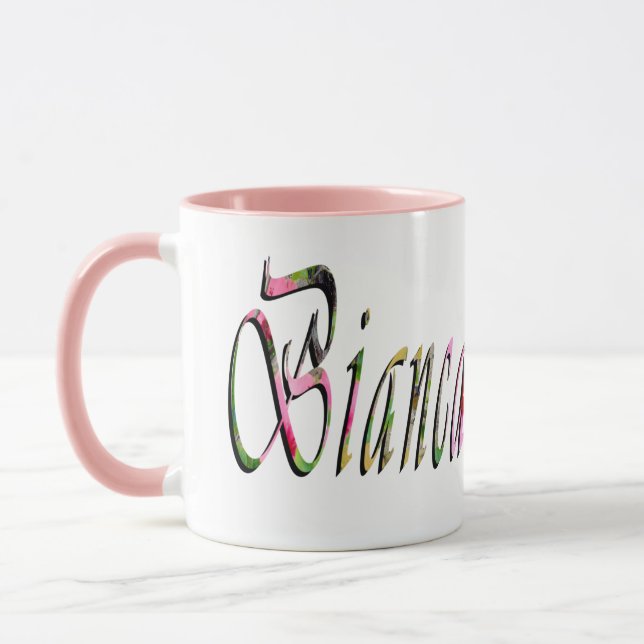 Bianca Girls Name Logo, Tasse (Links)