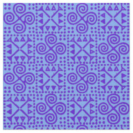 Bianca Grande in Blautönen Stoff