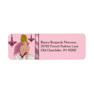 Bianca in Pink und Burgund