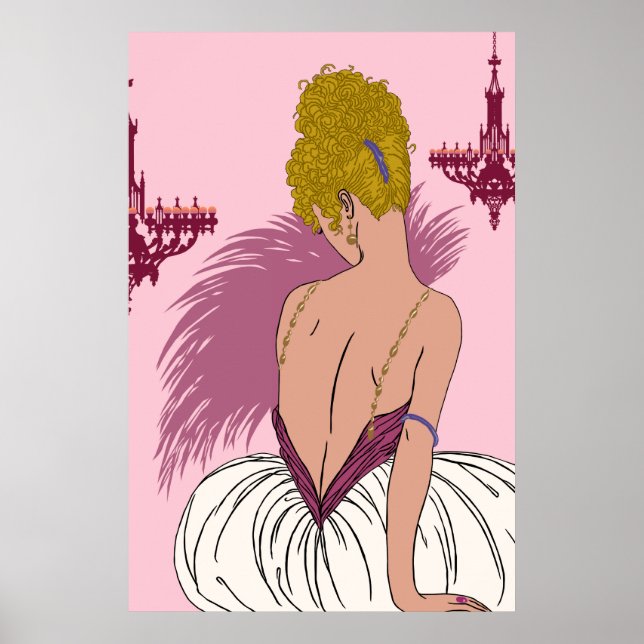 Bianca in Rosa - 24 x 36 Print Poster (Vorne)