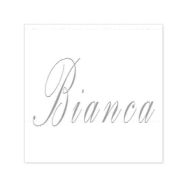 Bianca Name Logo, Permastempel (Design)