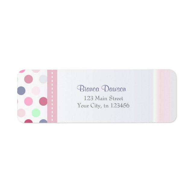 Bianca Return Adress Labels (Vorne)